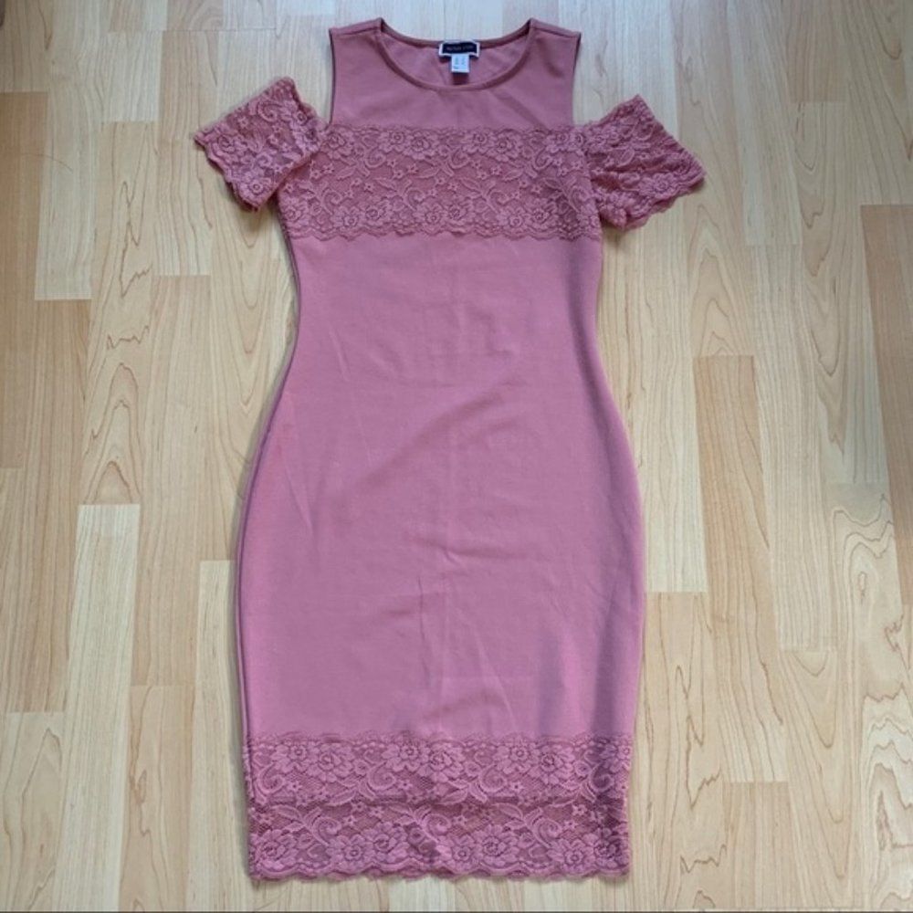 Pink Slip On Dress Size small